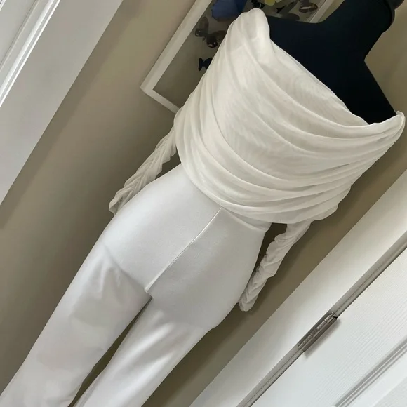 White Jumpsuit - Picture 3 of 8